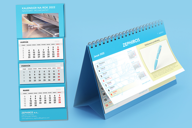 Tlač kalendárov 